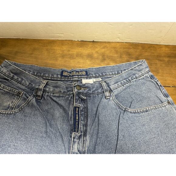 Maurice Malone Men’s Baggy Denim Shorts 90s Vintage Size 40 - Picture 2 of 13